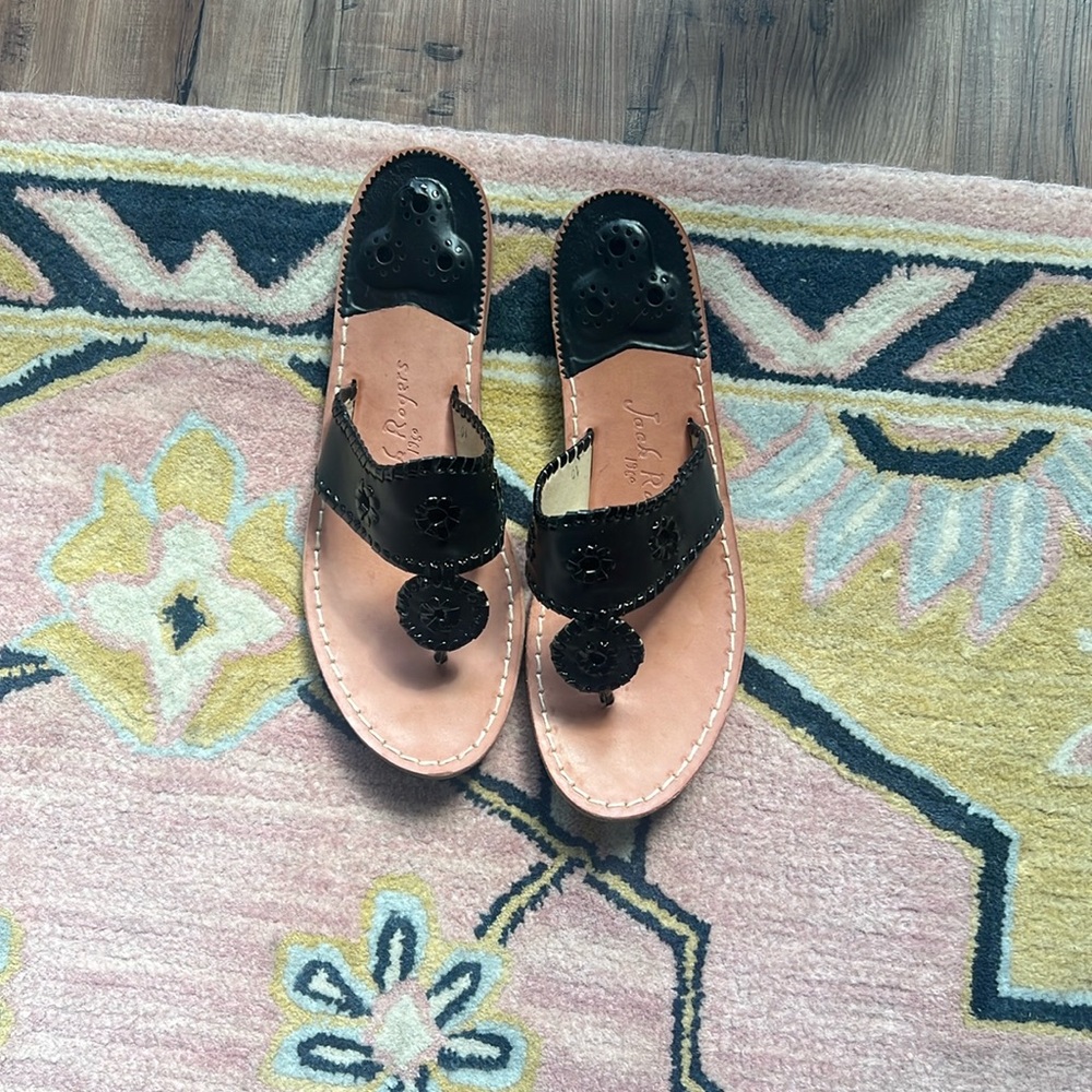 Jack Rogers sandals - black size 10